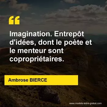 Citation Ambrose BIERCE