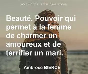 Citation de Ambrose BIERCE