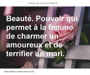 Citations Ambrose BIERCE