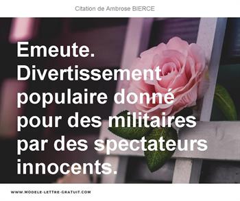 Citations Ambrose BIERCE