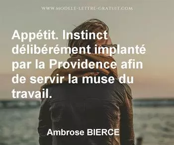 Citation de Ambrose BIERCE