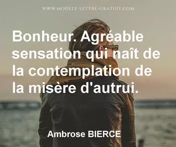 Citation de Ambrose BIERCE