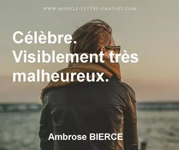 Citation de Ambrose BIERCE