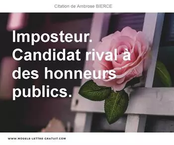 Citations Ambrose BIERCE