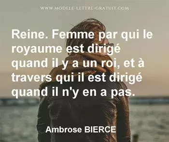 Citation de Ambrose BIERCE