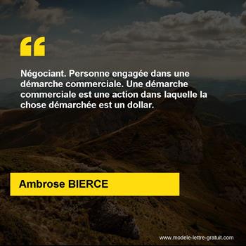 Citation de Ambrose BIERCE