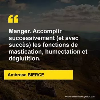 Citation Ambrose BIERCE
