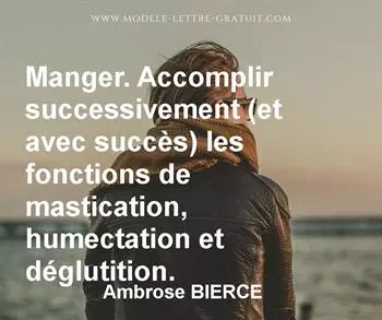 Citation de Ambrose BIERCE