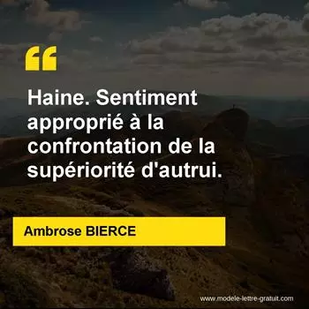 Citation Ambrose BIERCE