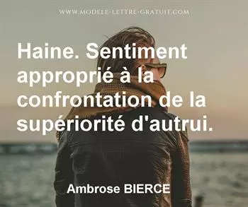 Citation de Ambrose BIERCE
