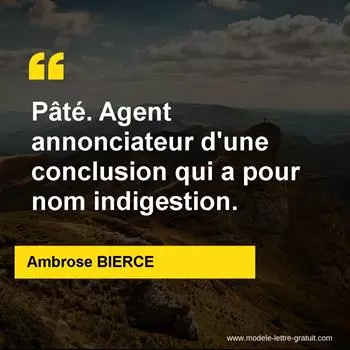Citation Ambrose BIERCE