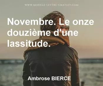 Citation de Ambrose BIERCE