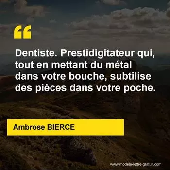 Citation Ambrose BIERCE