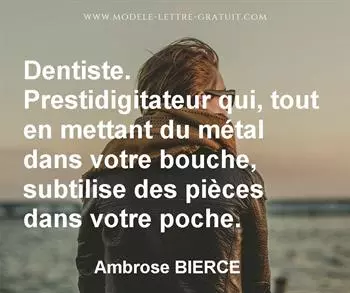 Citation de Ambrose BIERCE