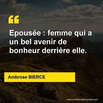 Citation Ambrose BIERCE