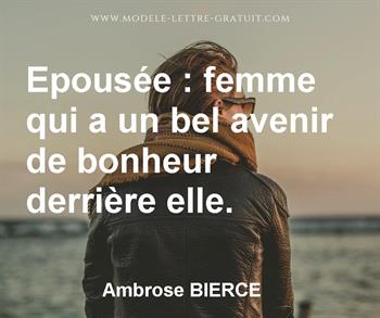 Citation de Ambrose BIERCE