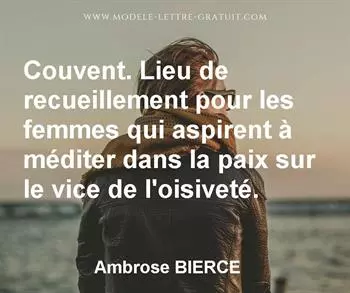 Citation de Ambrose BIERCE