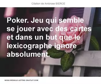 Citations Ambrose BIERCE