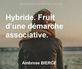 Citation de Ambrose BIERCE