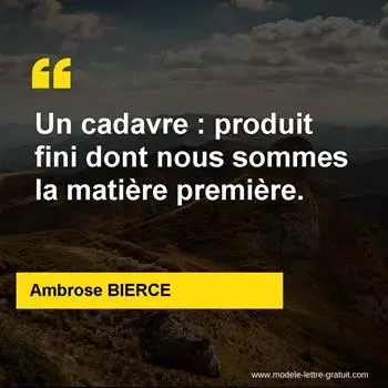 Citation Ambrose BIERCE