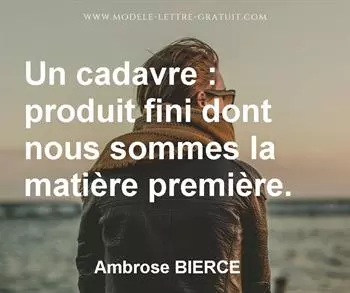 Citation de Ambrose BIERCE