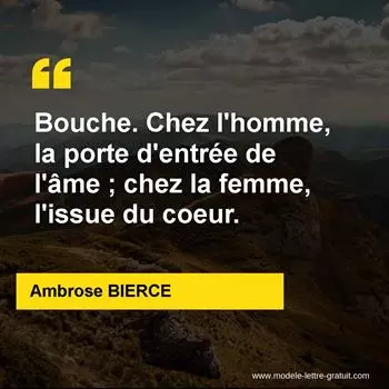 Citation Ambrose BIERCE