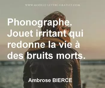 Citation de Ambrose BIERCE