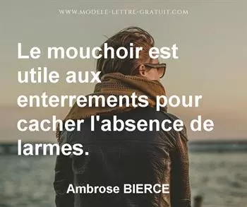 Citation de Ambrose BIERCE