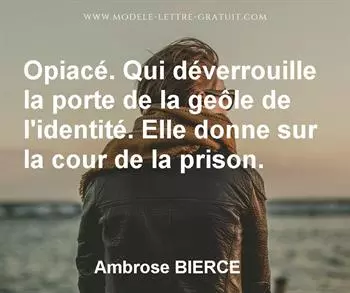 Citation de Ambrose BIERCE