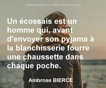 Citation de Ambrose BIERCE