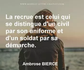 Citation de Ambrose BIERCE