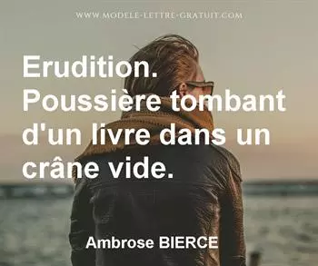 Citation de Ambrose BIERCE