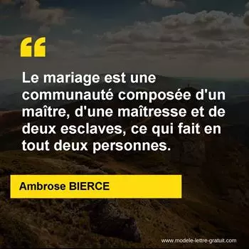 Citation Ambrose BIERCE