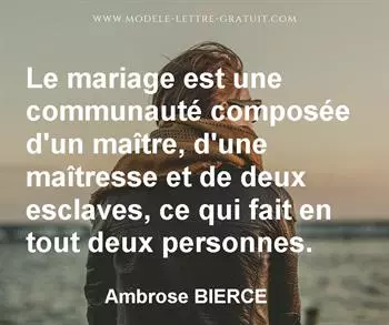 Citation de Ambrose BIERCE