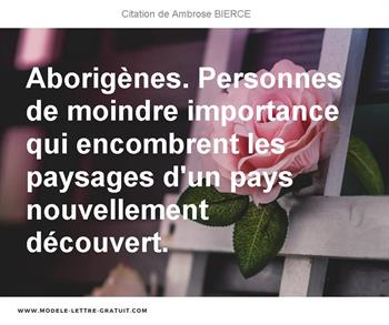 Citations Ambrose BIERCE
