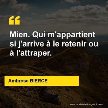 Citations Ambrose BIERCE