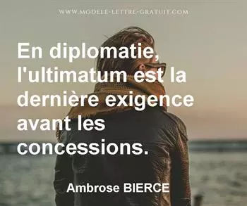 Citation de Ambrose BIERCE