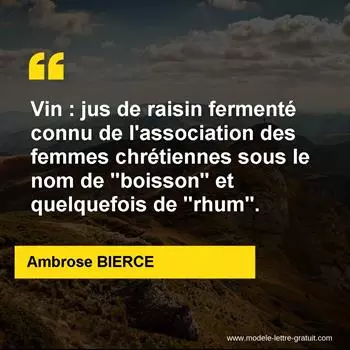 Citation Ambrose BIERCE