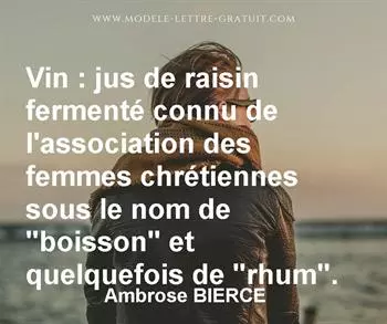 Citation de Ambrose BIERCE