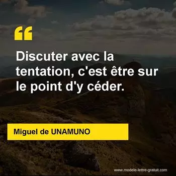 Citation Miguel de UNAMUNO