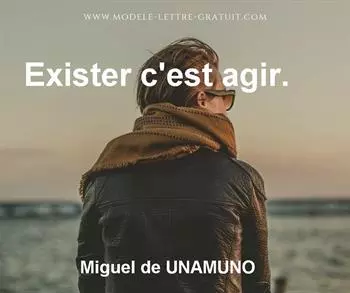 Citation de Miguel de UNAMUNO