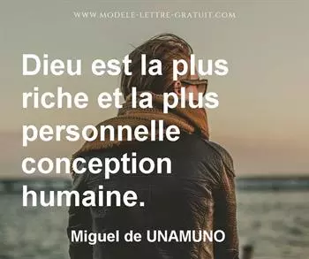 Citation de Miguel de UNAMUNO