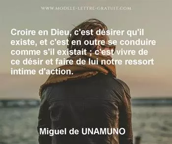 Citation de Miguel de UNAMUNO