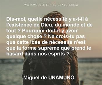 Citation de Miguel de UNAMUNO