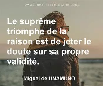 Citation de Miguel de UNAMUNO