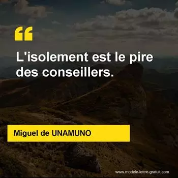 Citation Miguel de UNAMUNO