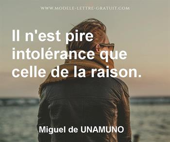 Citation de Miguel de UNAMUNO