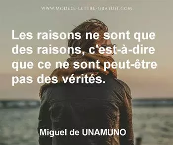 Citation de Miguel de UNAMUNO
