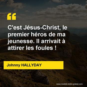 Citations Johnny HALLYDAY
