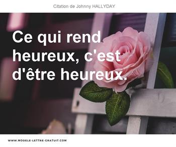 Citations Johnny HALLYDAY